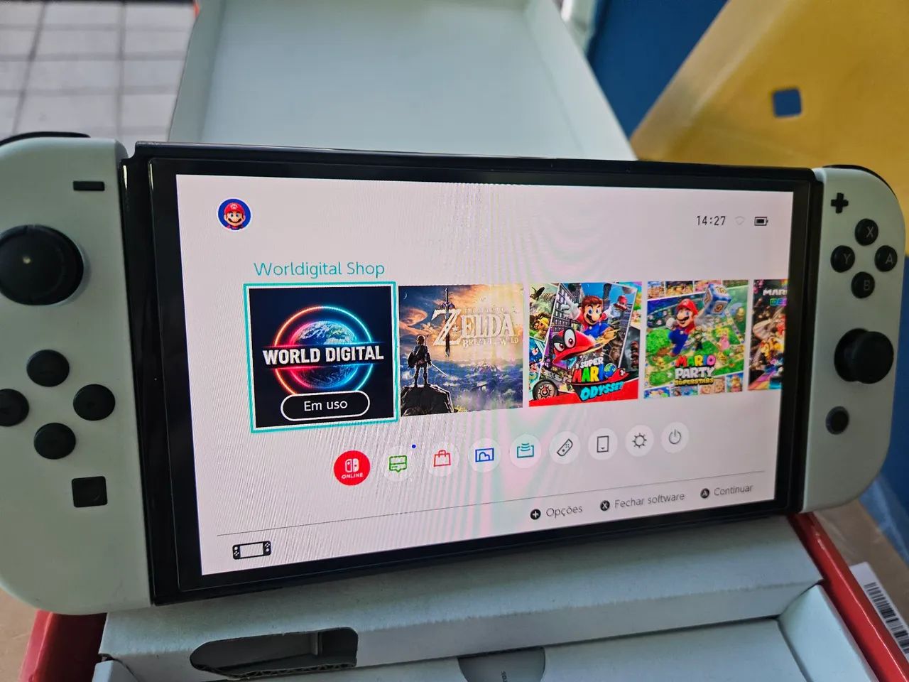 Nintendo switch oled destravado - Foto 5