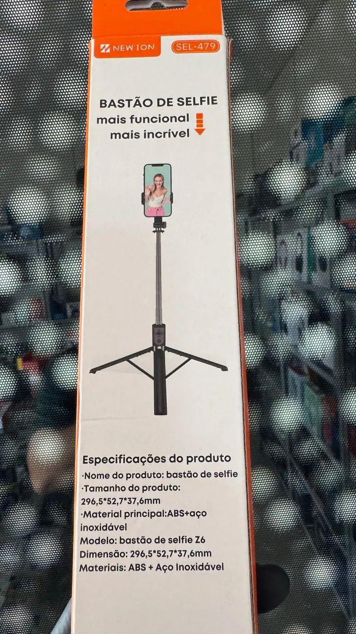 Bastão de Selfie 3 em 1 com Tripé e Controle Bluetooth - Foto 2