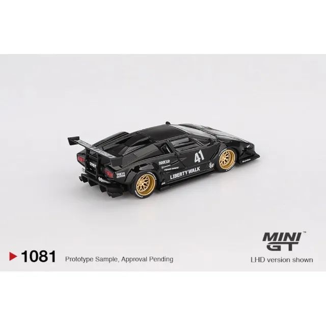 MINI GT - Lamborghini Countach LB-WORKS Black - Foto 2