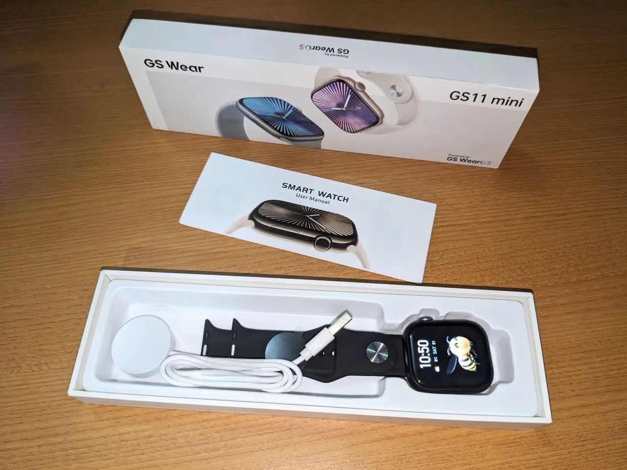 Smartwatch GS11 Mini + Pelicula De Brinde