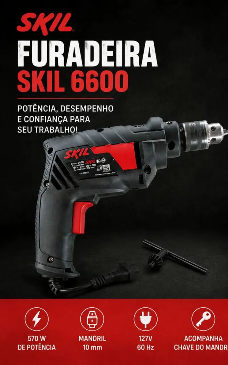 furadeira skil 6600