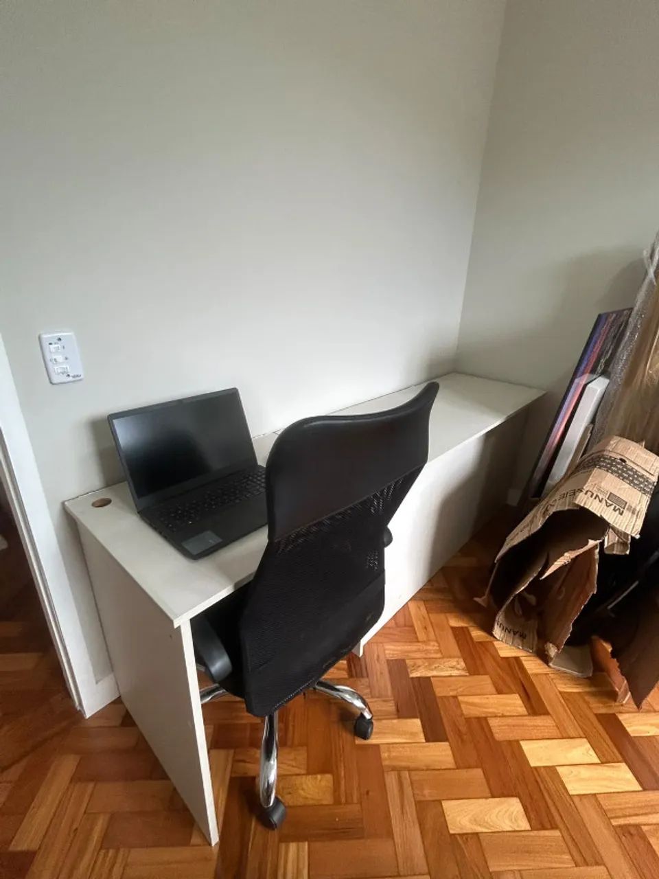 Bancada de escritório com compartimento interno - Foto 2