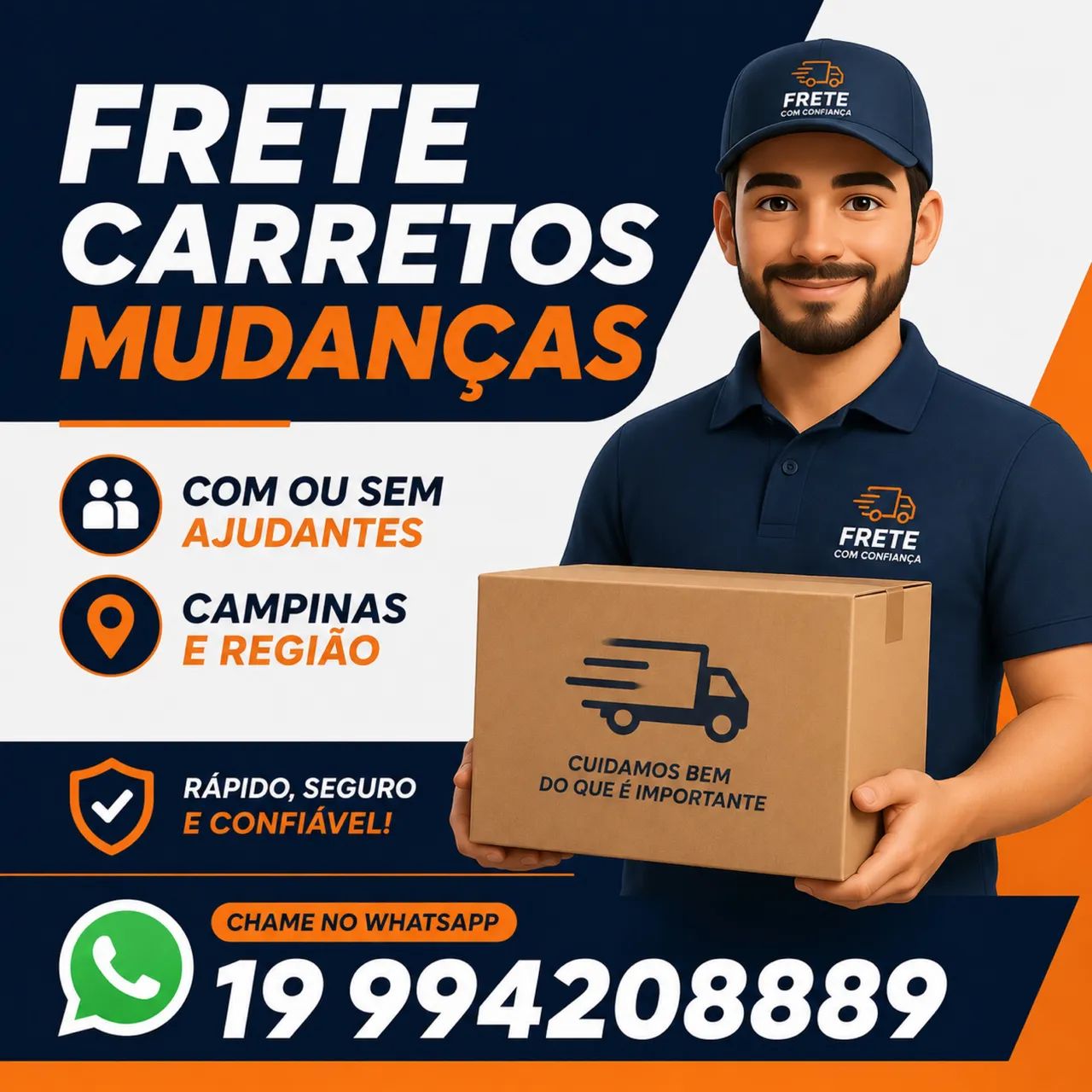 Fretes, Carretos e Mudanças em Campinas | Com ou Sem Ajudantes