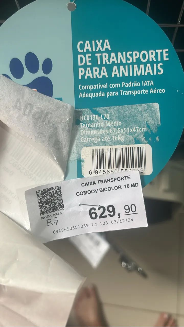 Caixa Para Pet