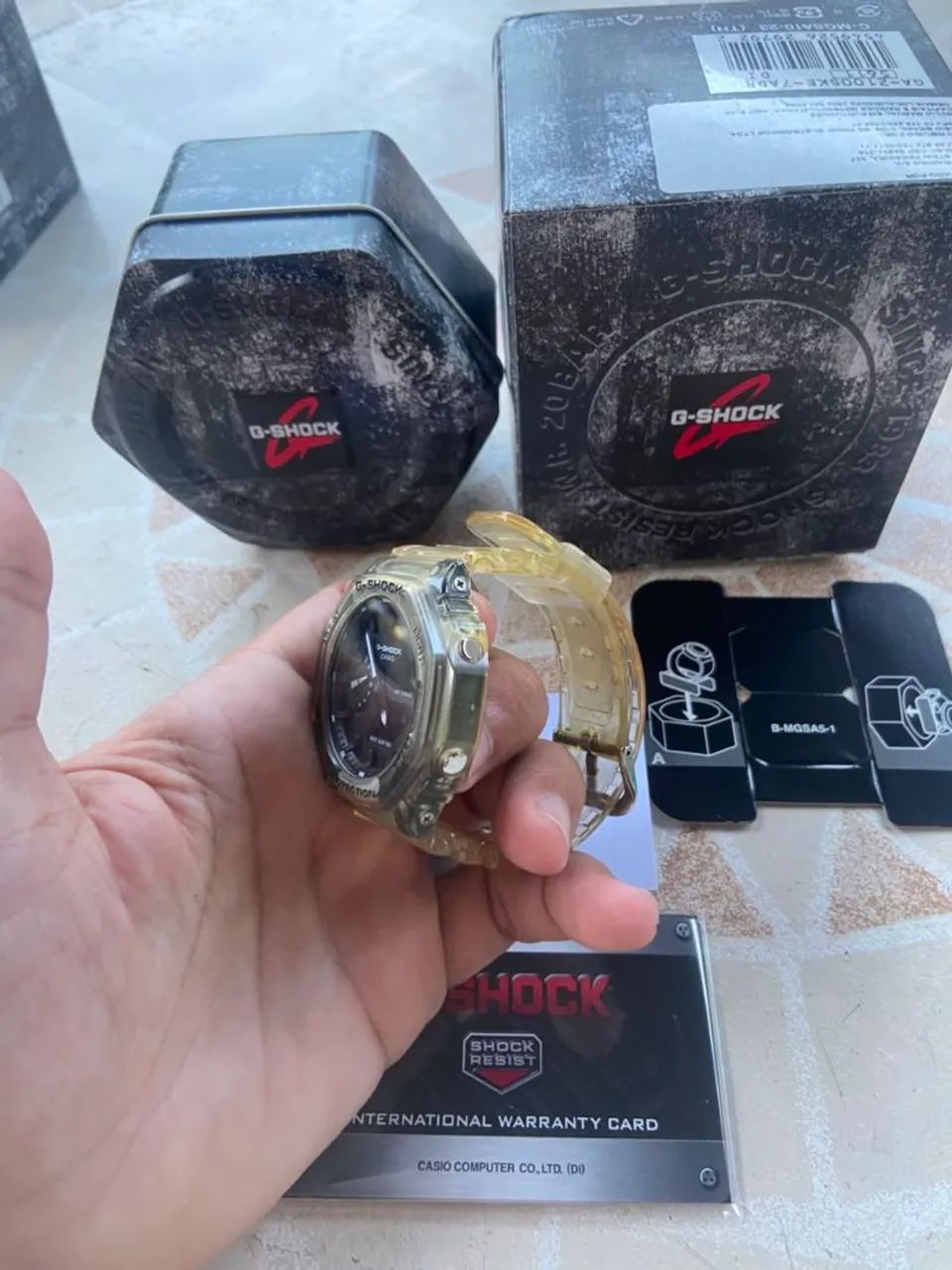 Relógio Casio G-Shock GA-2100SKE - Foto 2