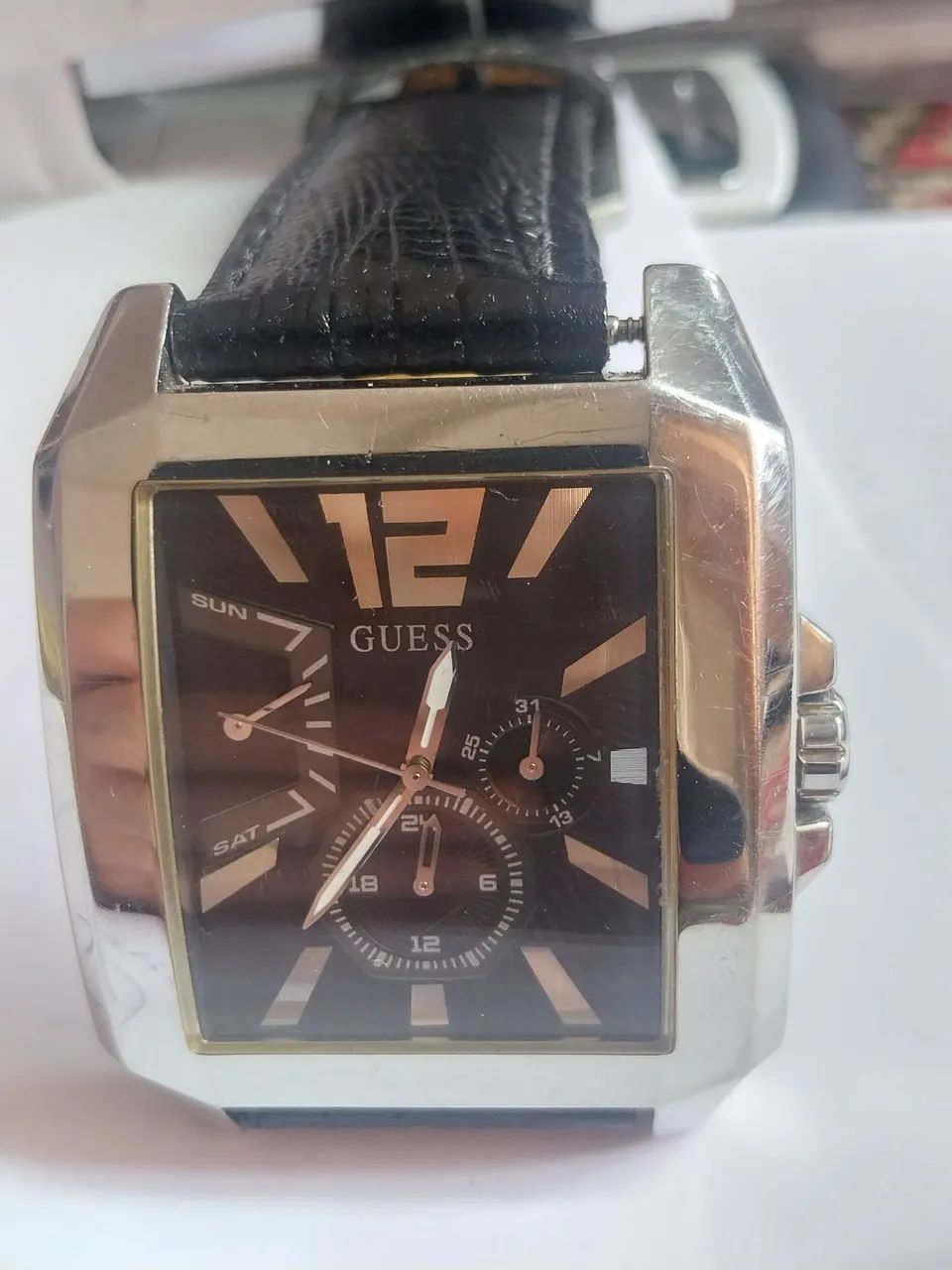 GUESS STEEL RETANGULAR - Foto 3