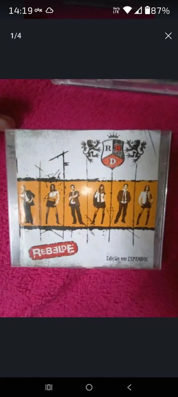 Cd rebelde em espanhol original - Foto 4