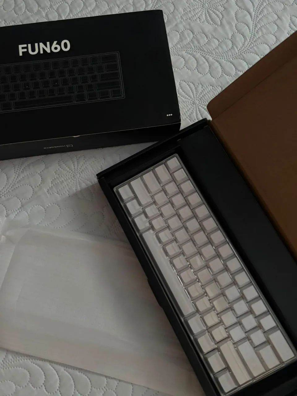 Teclado MonsGeek FUN60 Pro Branco