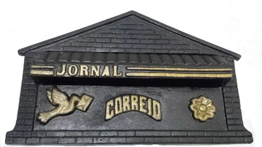 Caixa de correio em ferro fundido 
