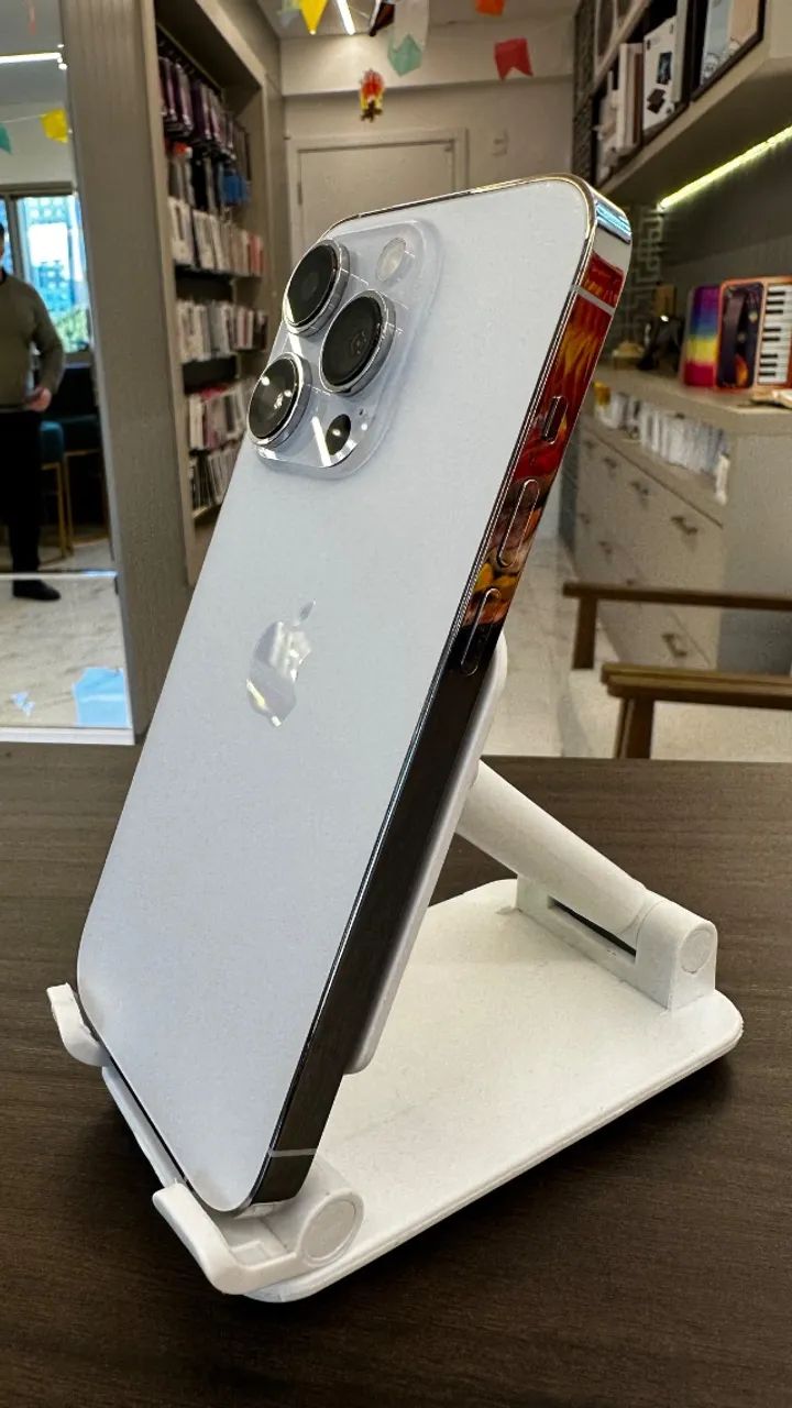 IPHONE 14 PRO 256GB BRANCO SEMINOVO / LOJA FÍSICA - Celulares e