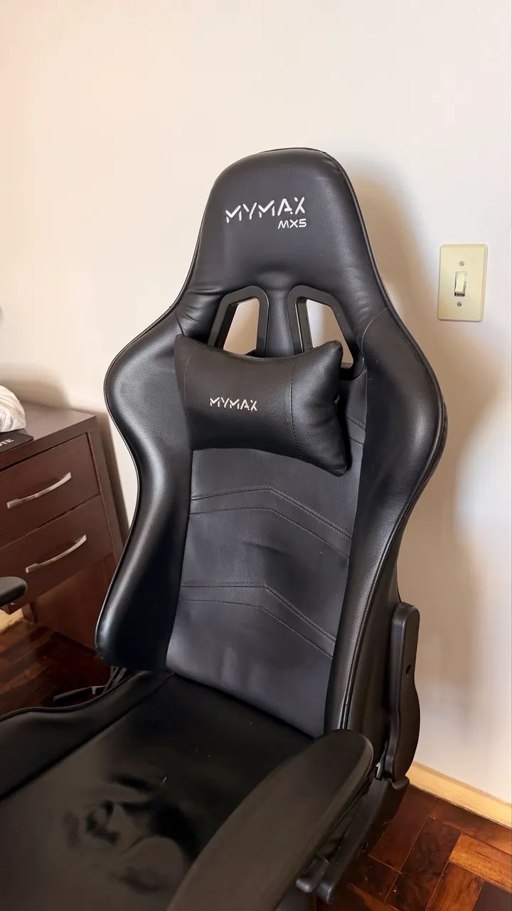 Cadeira Gamer Mymax MX5 Preta - Reclinável, até 150kg - Foto 2