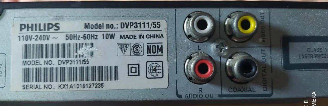 DVD Philips DVP3111/55 com controle - Usado - Foto 5