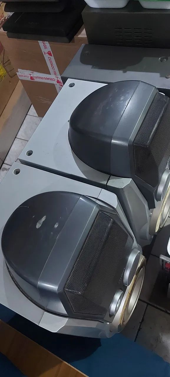 Caixas micro system Aiwa T99 funcionando perfeitamente. Leia todo o anúncio  - Foto 4