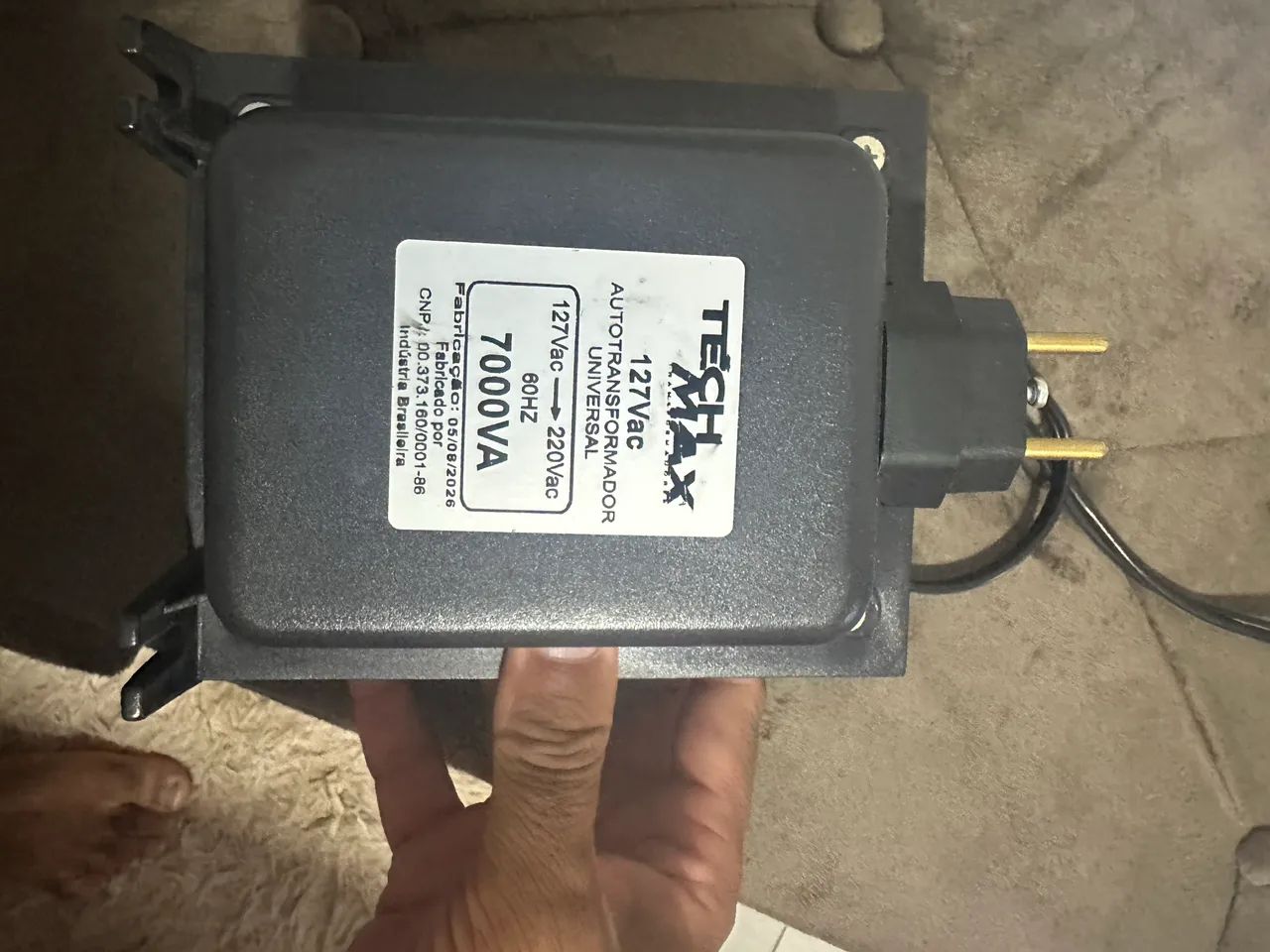  autotransformador universal Tech Max de 7000VA 