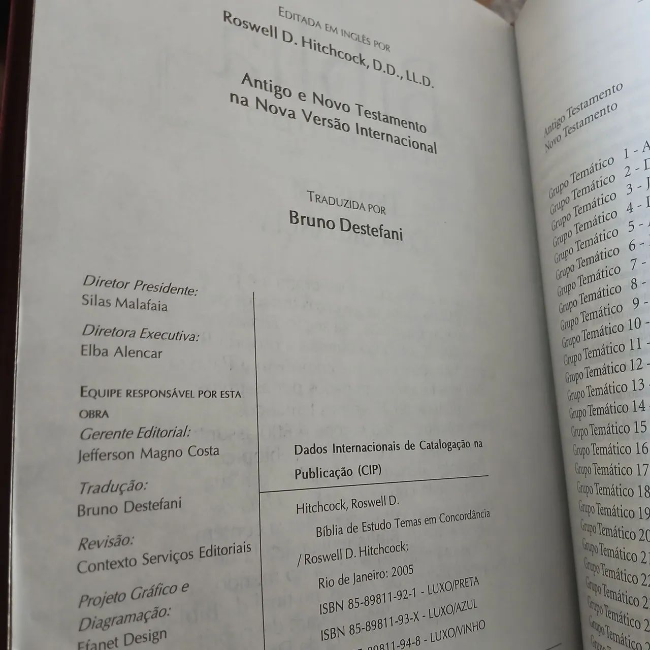 Biblia de estudo Temas em concordancia - Foto 5