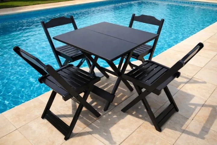 conjunto de mesa para bar , dobrável 