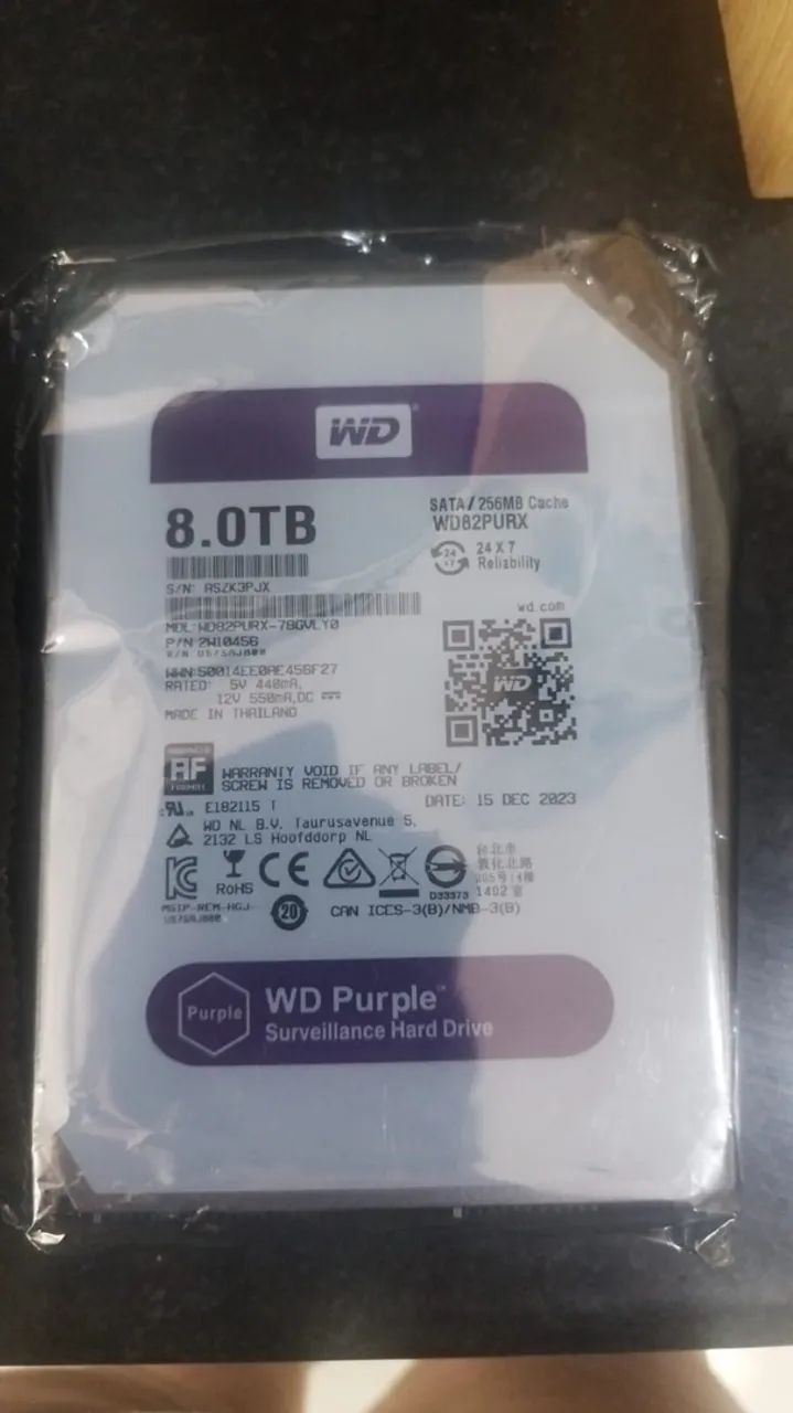 HD 8TB WD PURPLE