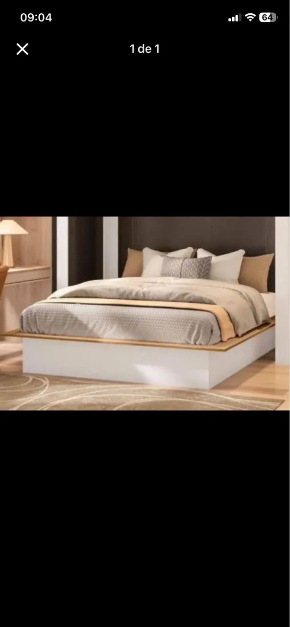Base de cama queen casal NOVA NA CAIXA 