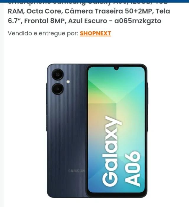 Celular a06 novo pra venda interessados chama pra!