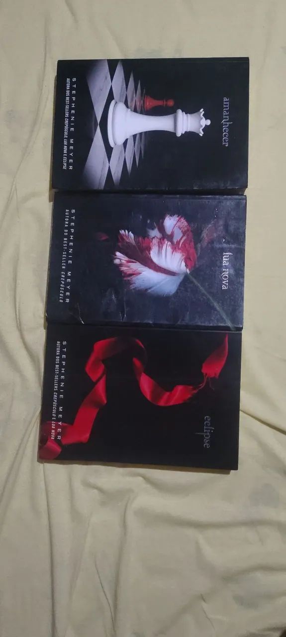 Lote 3 Livros Saga Crepúsculo - Super Conservados (Sem Mofo)
