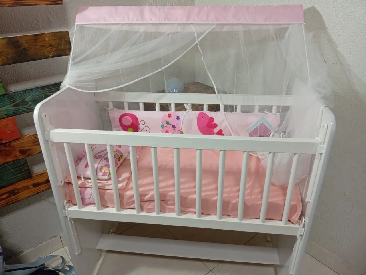 Mini berço de bebe e ninho