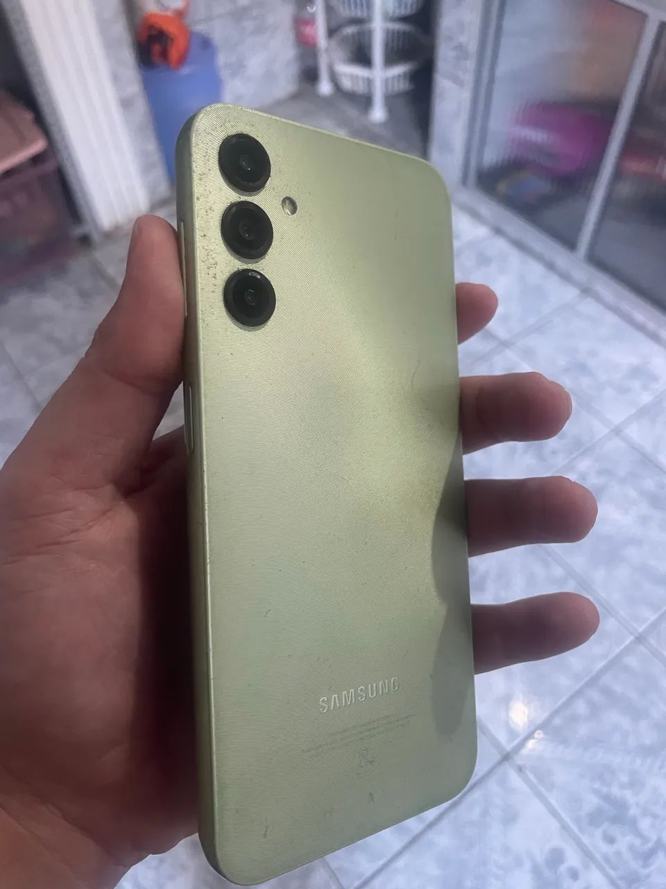 CELULAR SAMSUNG A14 - 128G  - FUNCIONANDO PERFEITAMENTE COM MARCAS DE USO   - Foto 3