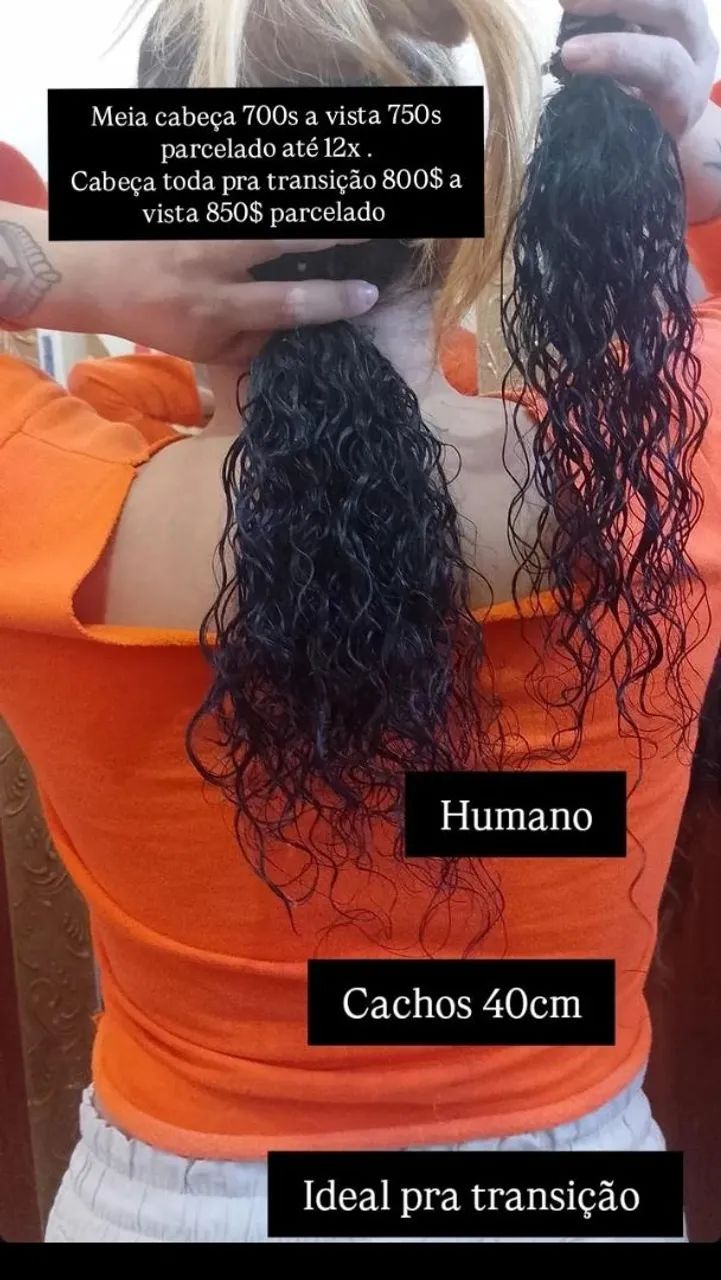 Mega hair humano cachos - Foto 2