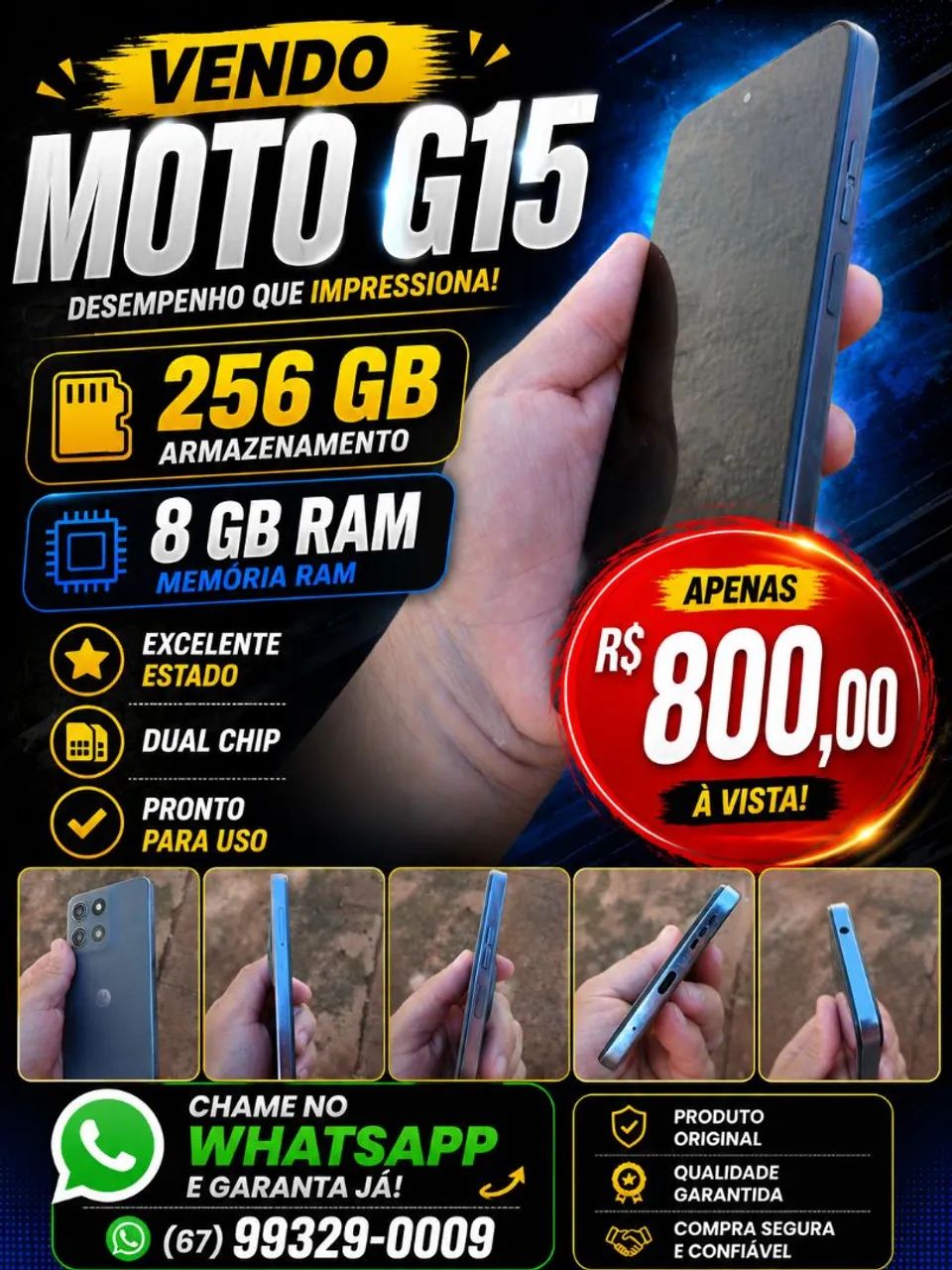 Celular moto g 15