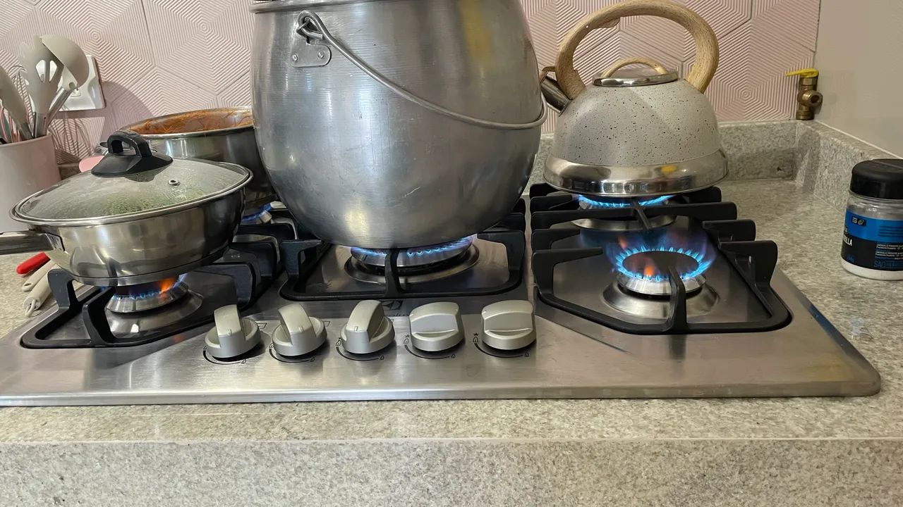 Cooktop Electrolux à gás 