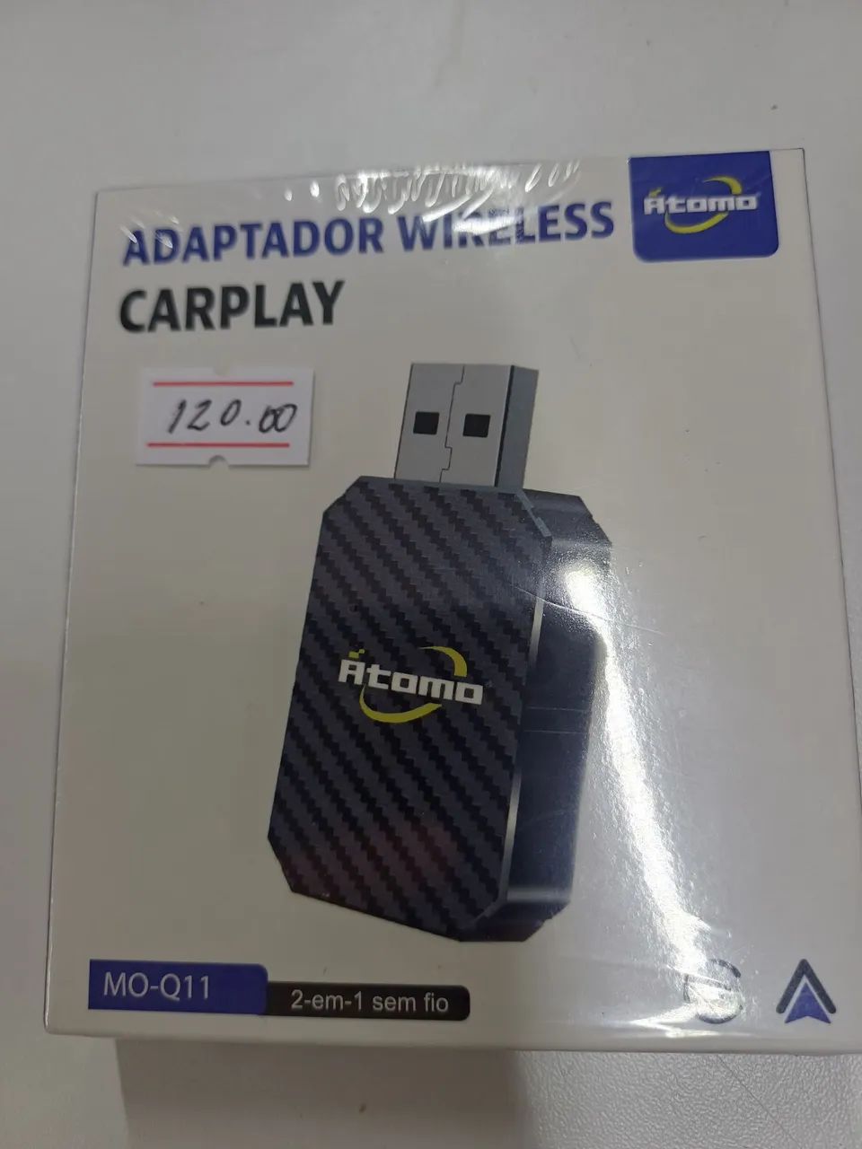 Adaptador Wireless Carplay e androide Auto