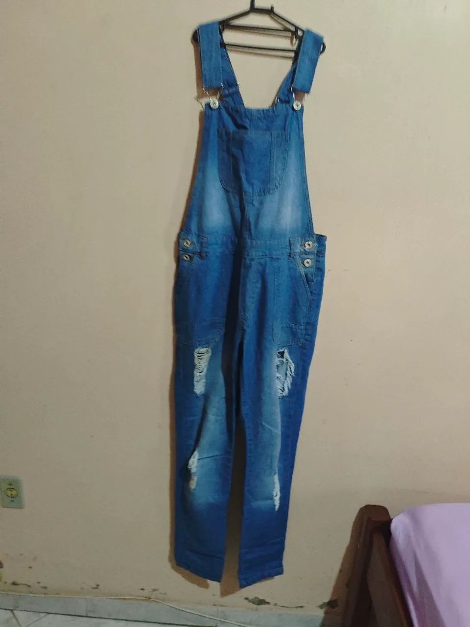 Jardineira jeans - Foto 2