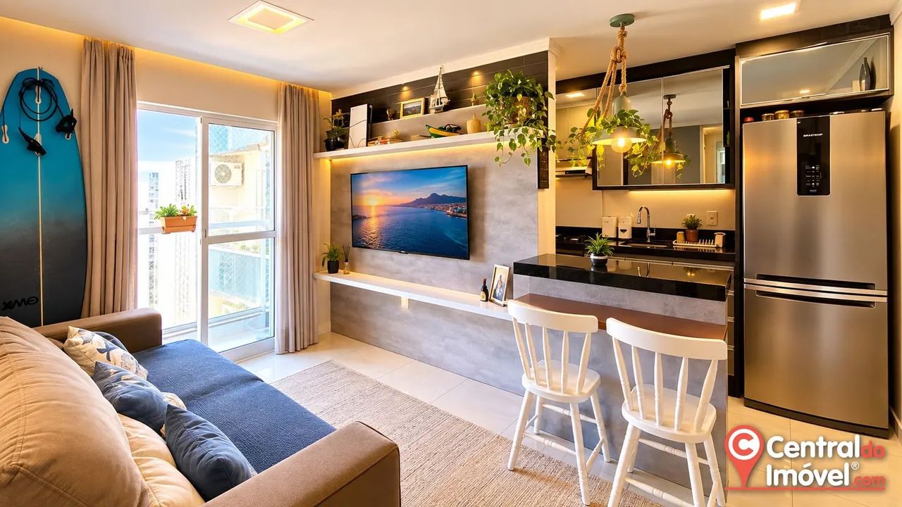 APARTAMENTO 2 DORMITÓRIOS NO EDIFÍCIO SUNSET - PRAIA BRAVA, ITAJAÍ
