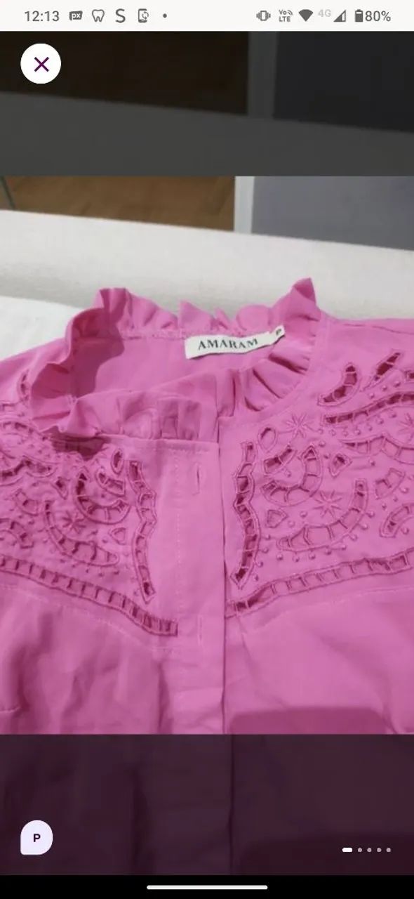 Blusa rosa 