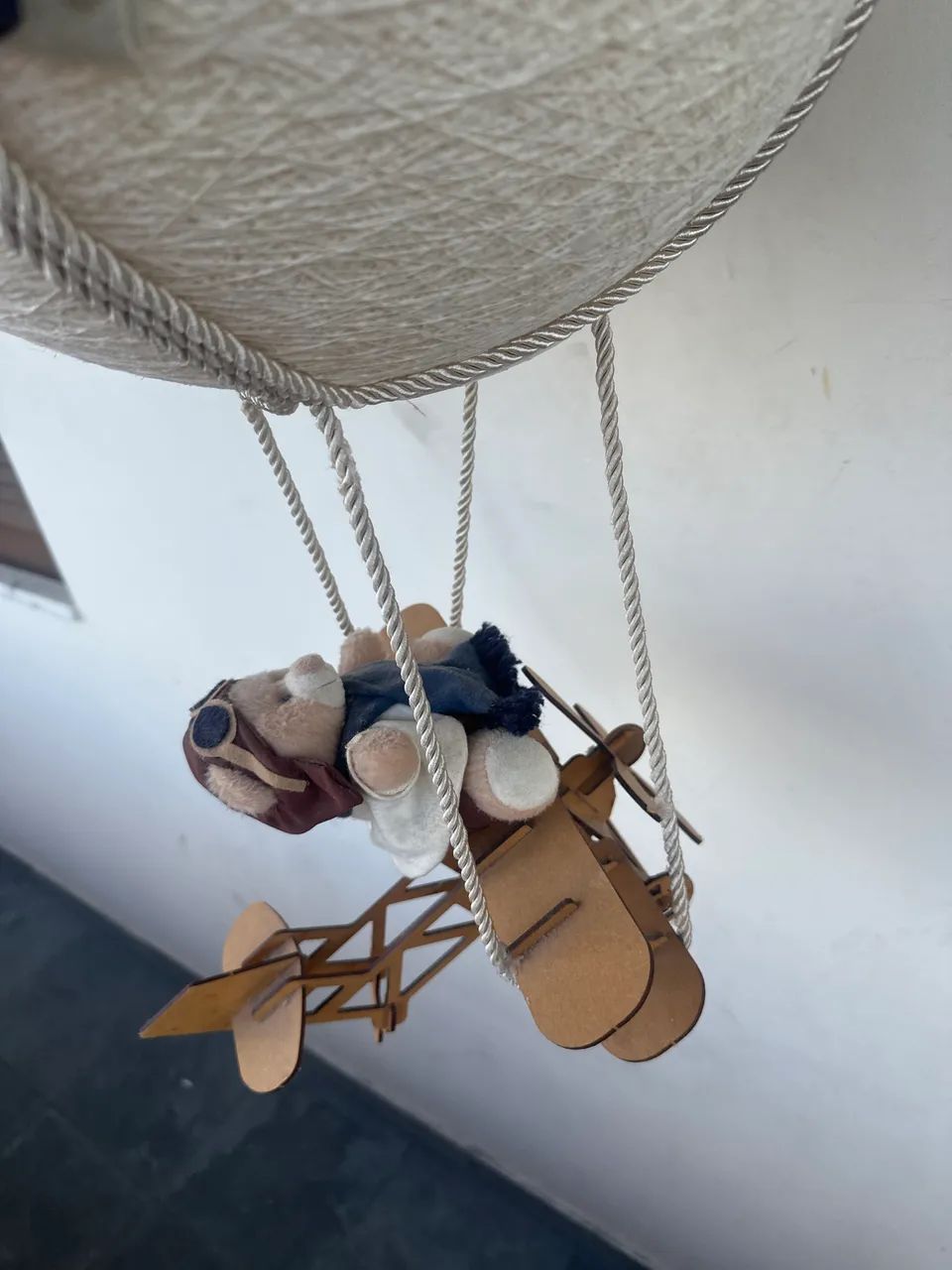 Luminária infantil aviador azul - Foto 4