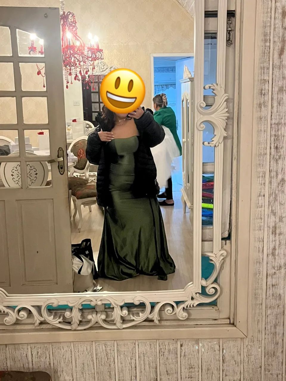 Vestido verde oliva 