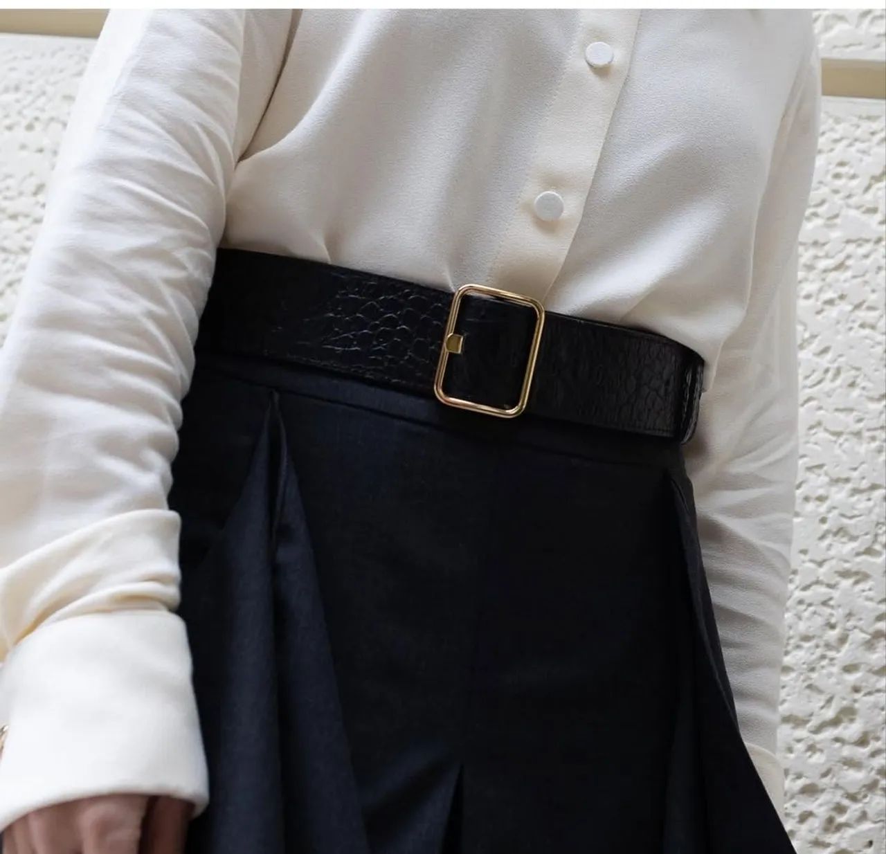 Camisa Viscose Off White Nova Tam 38