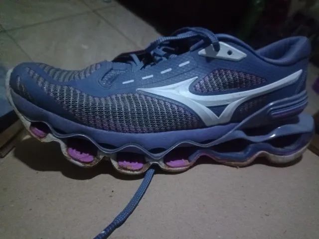 MIZUNO PHOPHECY 15 CINZA E ROXO  - Foto 3
