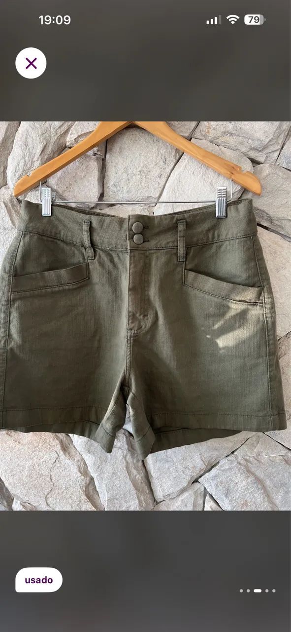 Vendo short feminino da marca Marfino 44 - Foto 2
