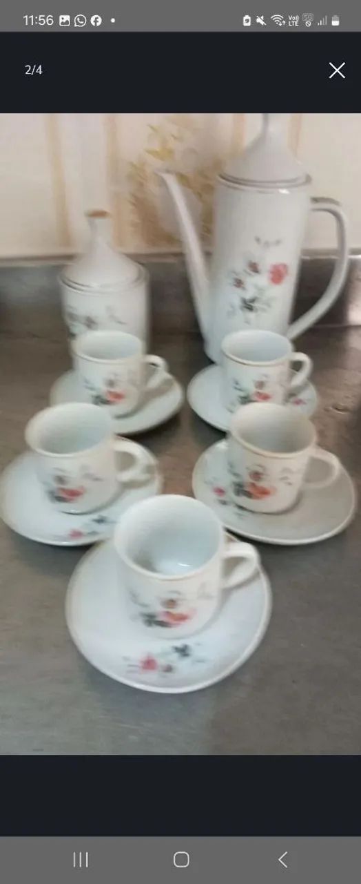 Conjunto de café vintage - Foto 4