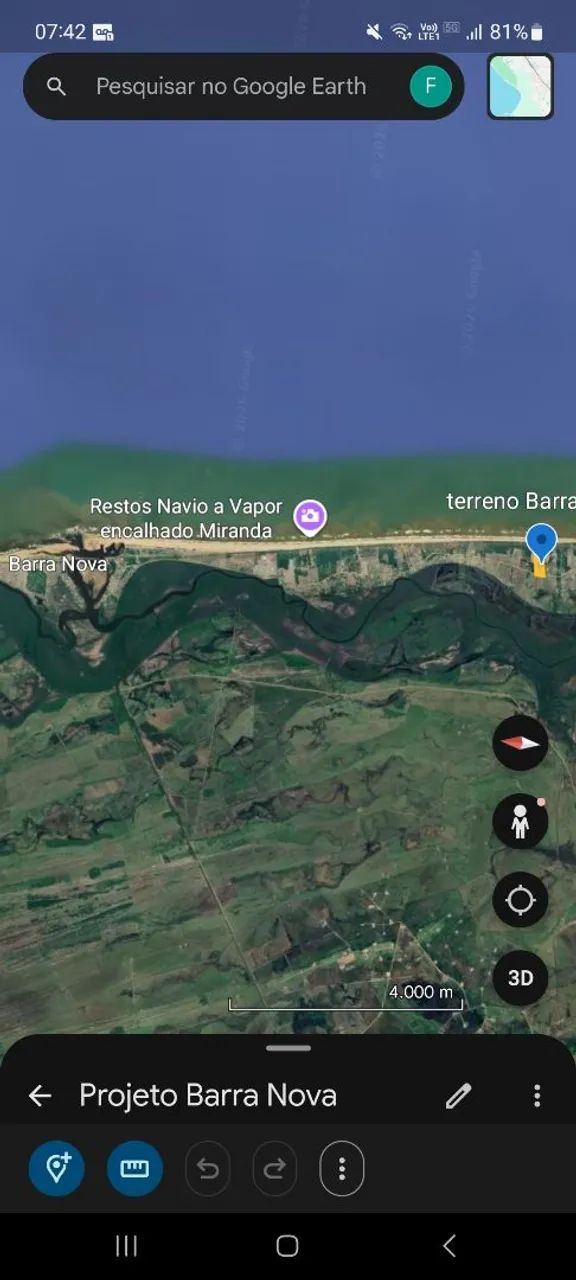 Terrenão PÉ NA AREIA!!!! - Foto 4