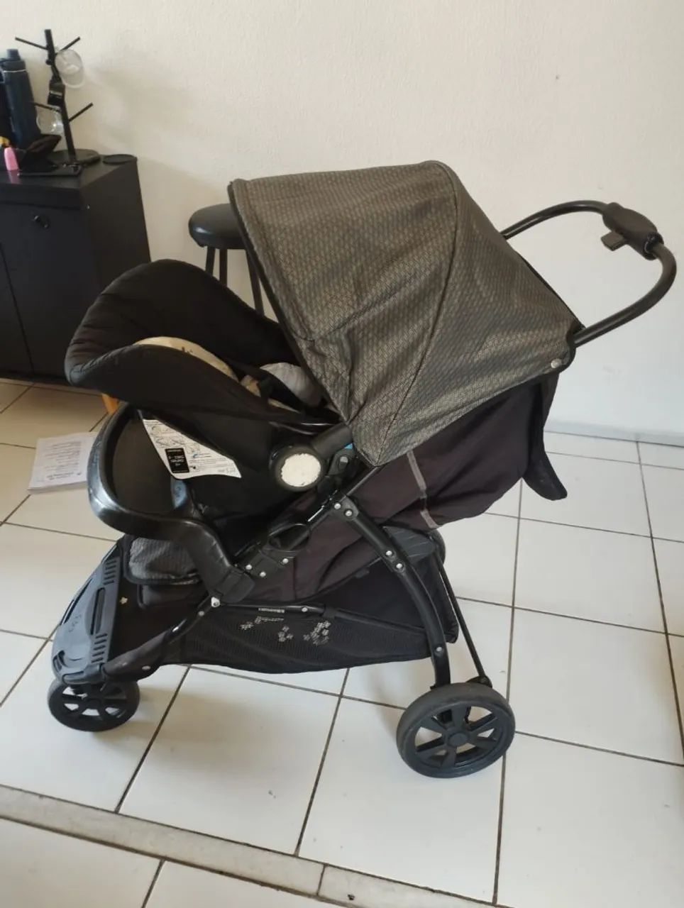 Carrinho de bebê e bebê conforto Galzerano  - Foto 2