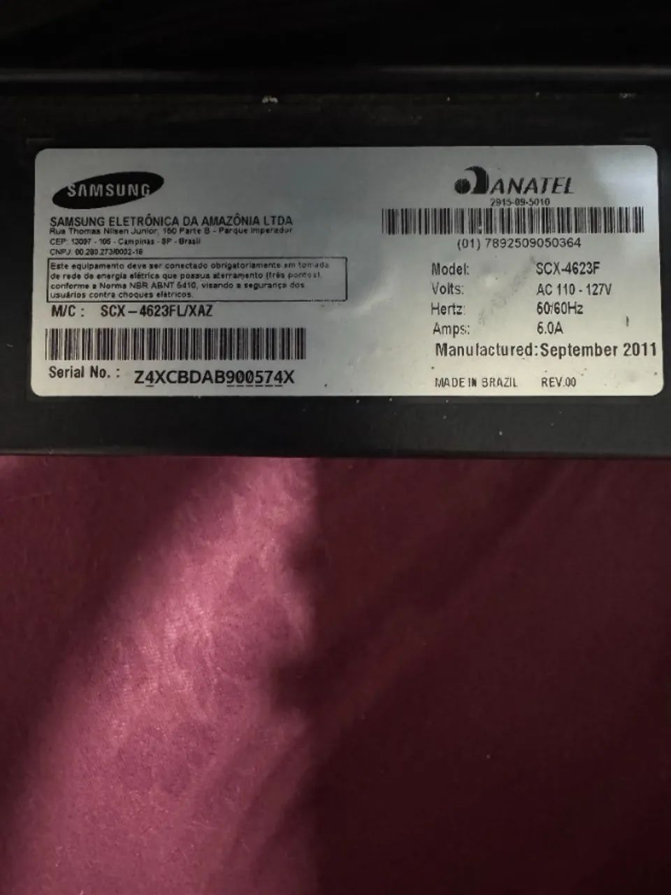 Impressora multifuncional laser Samsung SCX-4623F - Foto 3