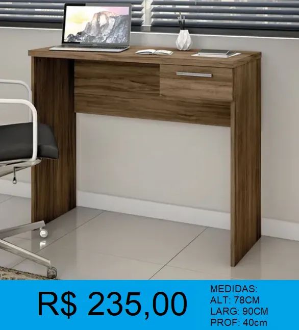 Escrivaninha uma gaveta - compre hoje e receba amanhã 