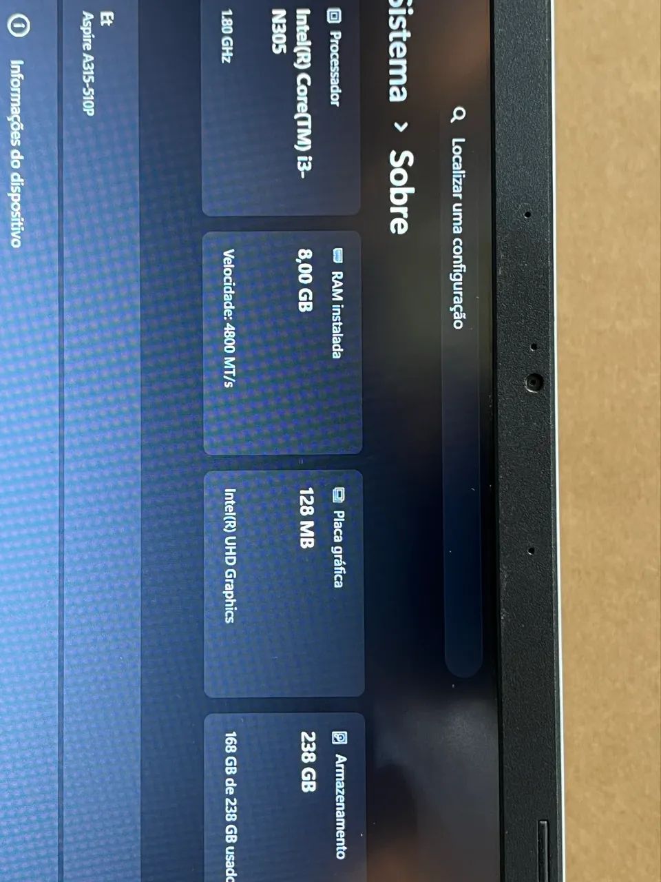 Notebook Acer Aspire 3 15  - Foto 2