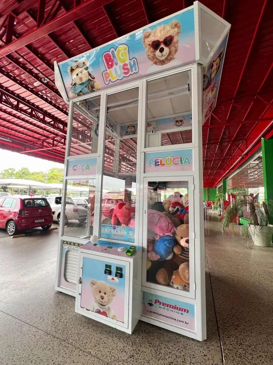 VENDO MÁQUINA DE PELÚCIA GIGANTE  - Foto 3