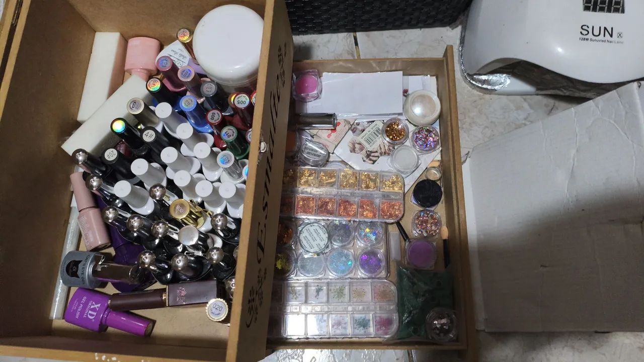 Materiais para nail designer 