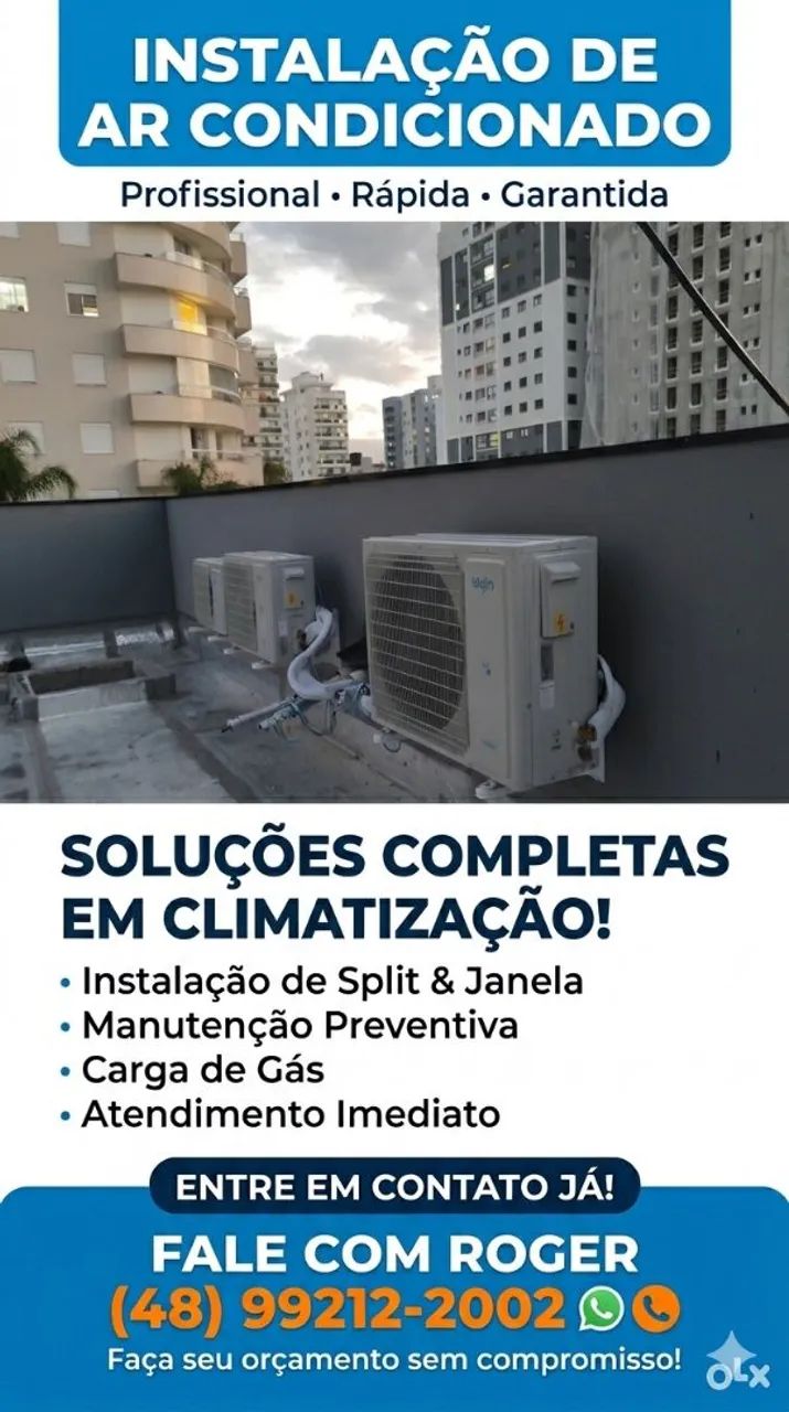 Instalação de Ar Condicionado e manutenção 