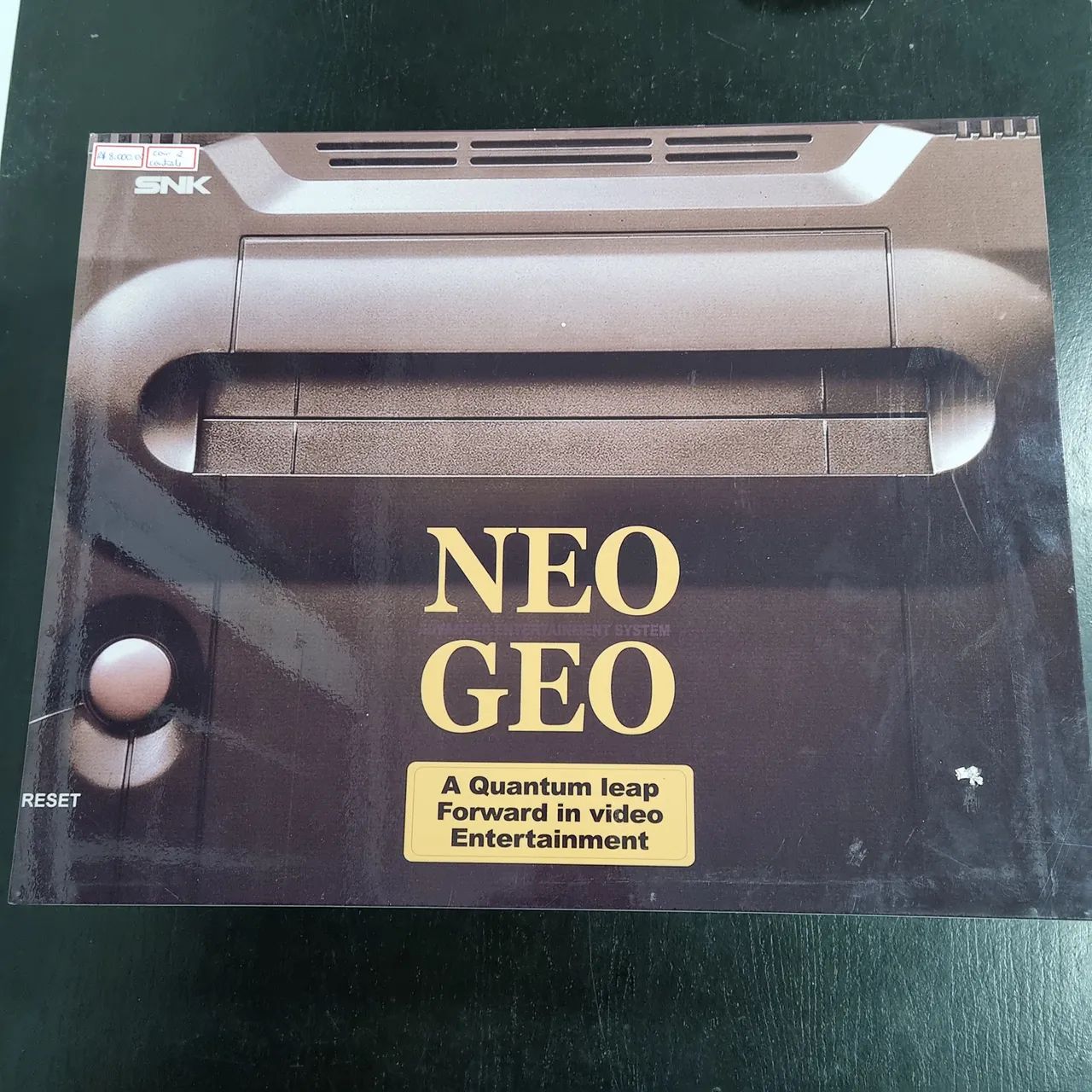 Neo Geo aes com 2 Controles caixa mdf 