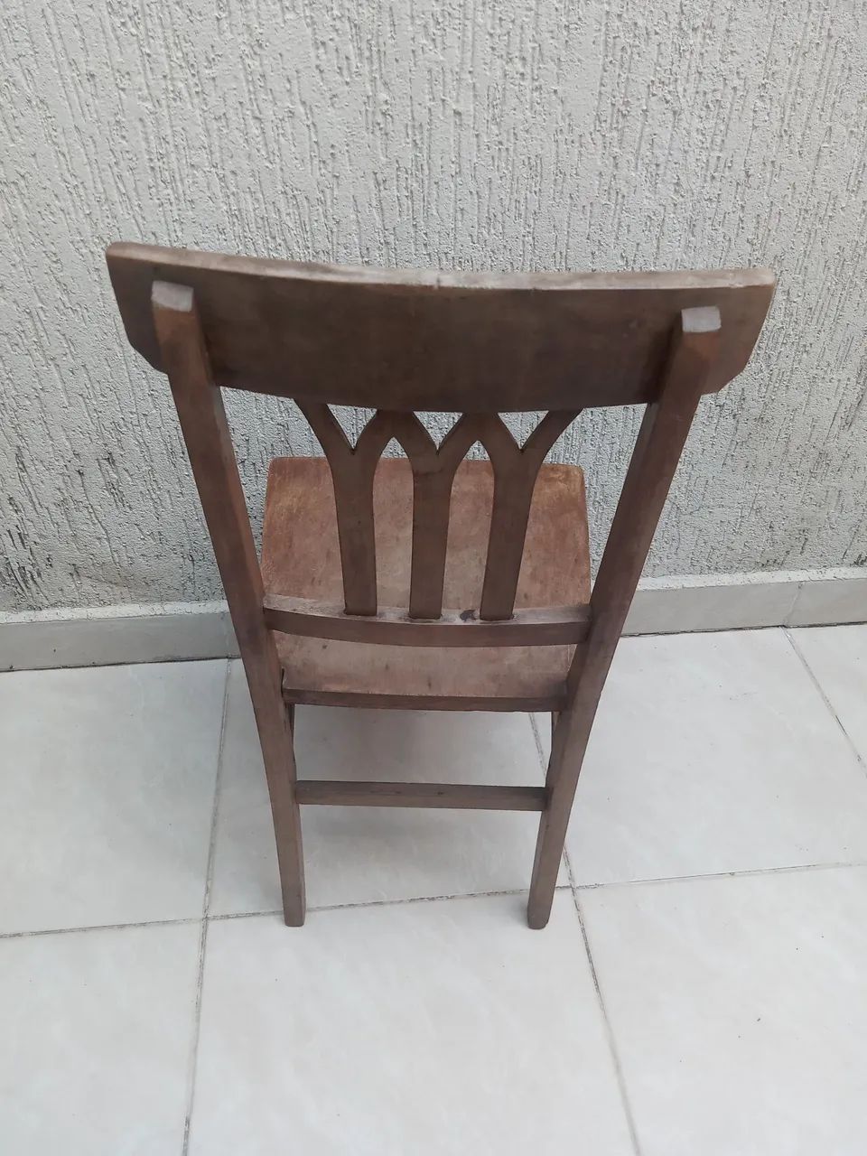 Cadeira Antiga Maciça 