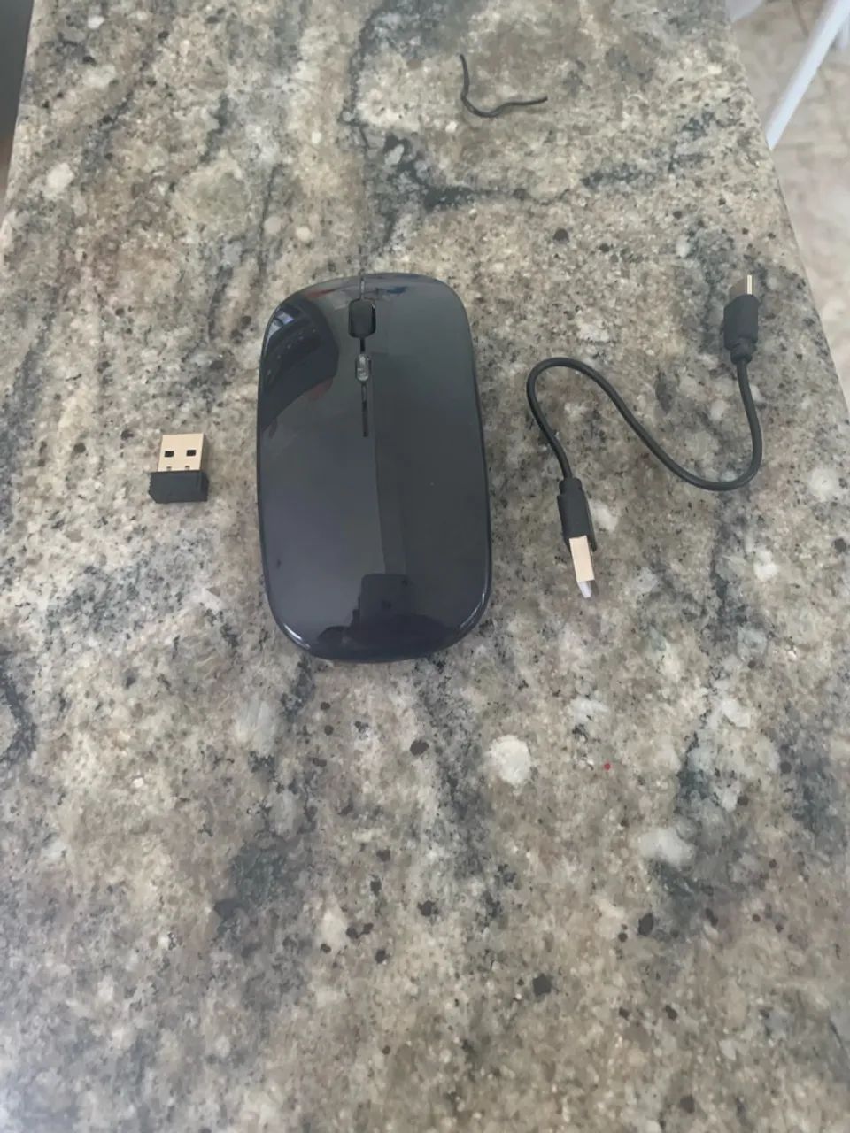 Mouse Sem Fio Silencioso RGB